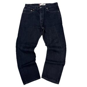 Vintage Levi's 505 Black Denim‎ Regular Fit Jeans Canada Y2K Sz 34 x 30 Baggy